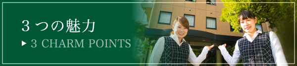 3つの魅力